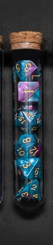 Polyhedral D&D Dice Set – Potion Flask Edition