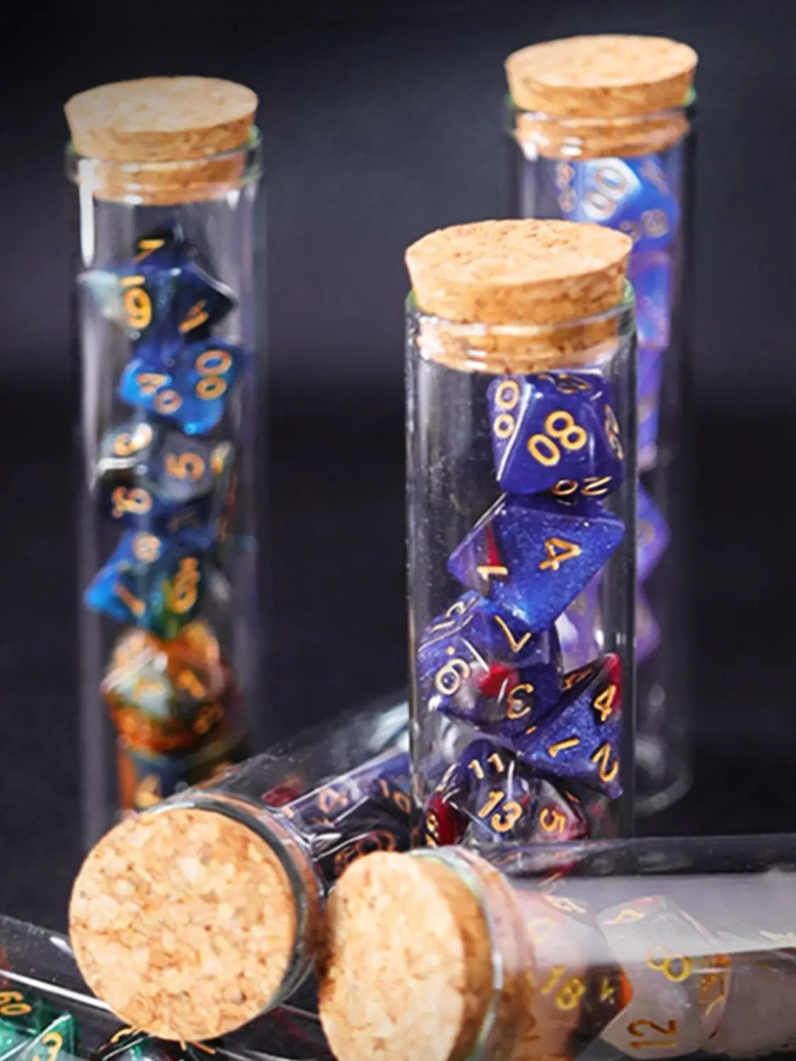 Polyhedral D&D Dice Set – Potion Flask Edition