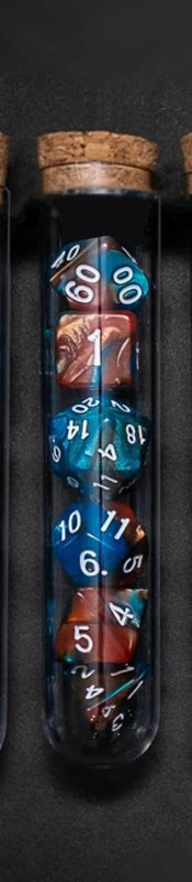 Polyhedral D&D Dice Set – Potion Flask Edition