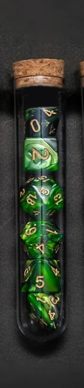 Polyhedral D&D Dice Set – Potion Flask Edition